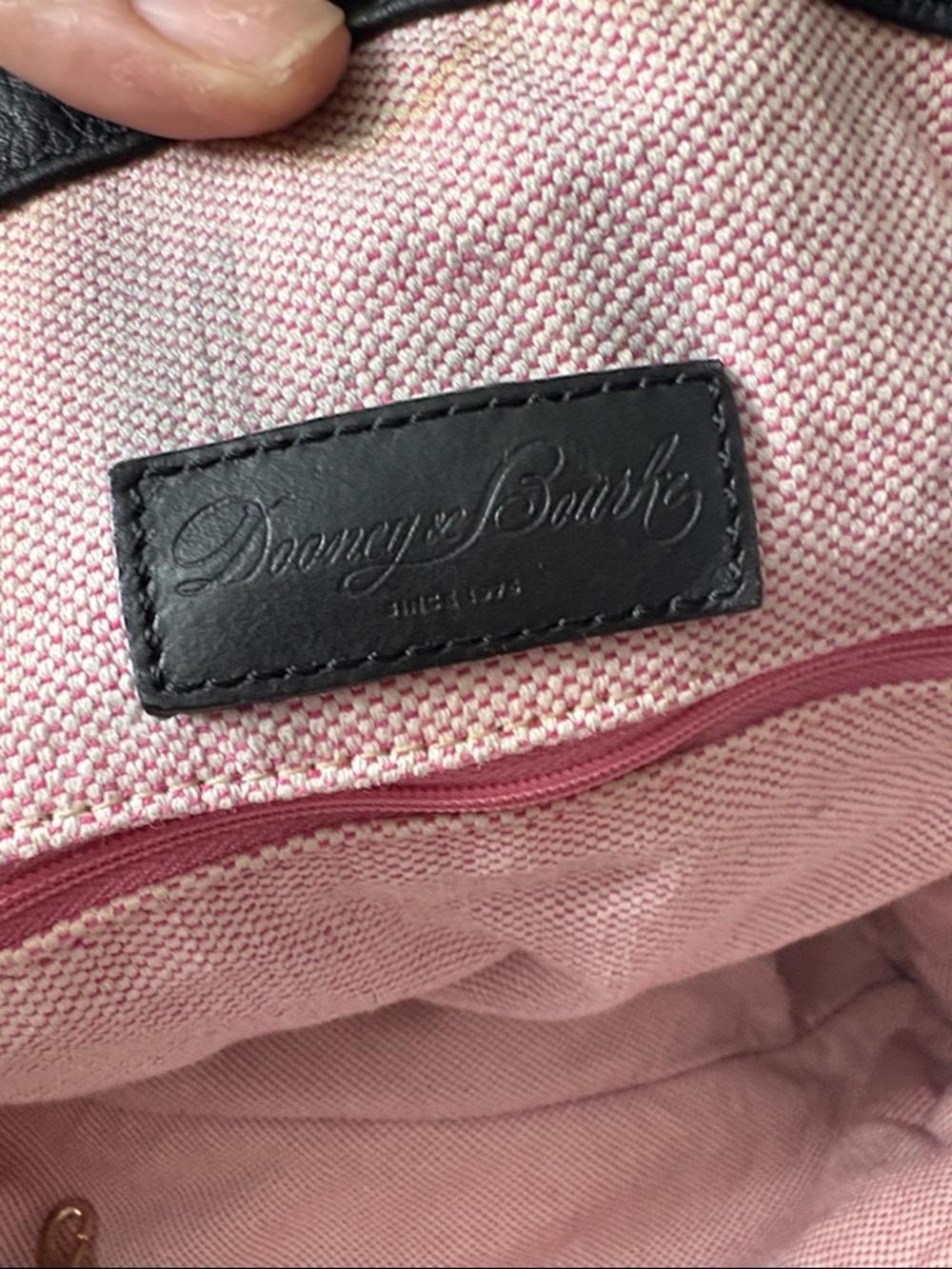 Dooney & Bourke Black Pebbled Leather Shoulder Bag - Picture 9 of 13